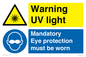 CN15333: Warning UV light / Eye protection must be worn