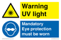 CN15333: Warning UV light / Eye protection must be worn
