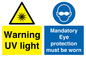 CN15333: Warning UV light / Eye protection must be worn