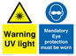 CN15333: Warning UV light / Eye protection must be worn