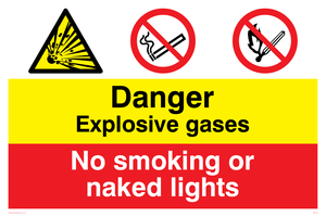 CN616: Explosive gases no smoking