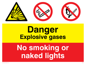 CN616: Explosive gases no smoking