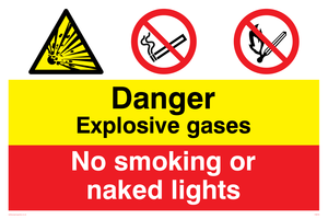 CN616: Explosive gases no smoking