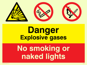 CN616: Explosive gases no smoking