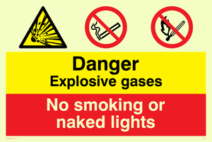 CN616: Explosive gases no smoking