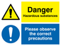 CN653: Danger hazardous substances