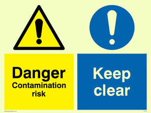 CN659: Contamination risk. Keep clear