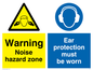 CP268: noise hazard zone ear protection must be worn