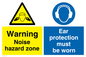 CP268: noise hazard zone ear protection must be worn