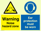 CP268: noise hazard zone ear protection must be worn