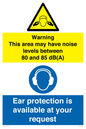 CP269: Noise levels between 80 and 85