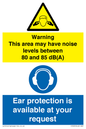 CP269: Noise levels between 80 and 85