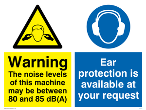 CP270: Machine noise between 80-85 db