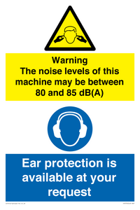 CP270: Machine noise between 80-85 db