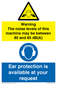 CP270: Machine noise between 80-85 db