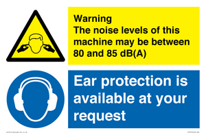 CP270: Machine noise between 80-85 db