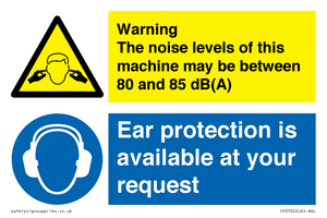 CP270: Machine noise between 80-85 db