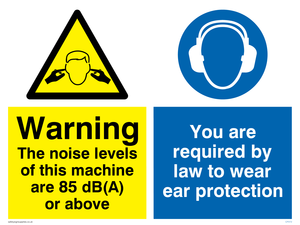 CP272: Machine noise 85dB or above