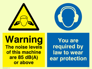 CP272: Machine noise 85dB or above
