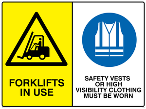 CP5283: Forklifts in use hi-vis must be worn