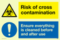 CP5986: Dual sign Risk of cross contamination Ensure everything is cleaned before and after use