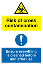 CP5986: Dual sign Risk of cross contamination Ensure everything is cleaned before and after use