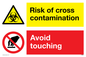 CP5996: Dual sign Risk of cross contamination Avoid touching