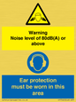CP7542: Warning Noise level of 80dB(A) or above. Ear protection must be worn in this area