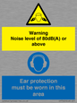 CP7542: Warning Noise level of 80dB(A) or above. Ear protection must be worn in this area