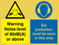 CP7542: Warning Noise level of 80dB(A) or above. Ear protection must be worn in this area