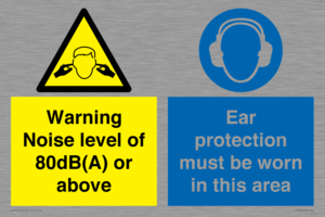 CP7542: Warning Noise level of 80dB(A) or above. Ear protection must be worn in this area