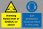 CP7542: Warning Noise level of 80dB(A) or above. Ear protection must be worn in this area