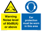 CP7542: Warning Noise level of 80dB(A) or above. Ear protection must be worn in this area