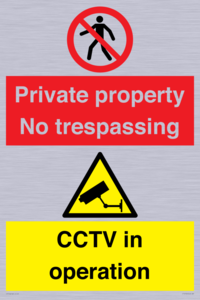 CT16702: Private Property / CCTV in operation
