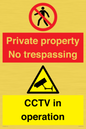 CT16702: Private Property / CCTV in operation