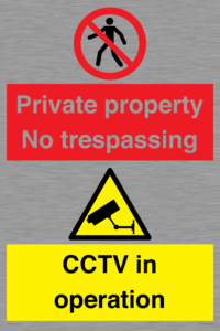 CT16702: Private Property / CCTV in operation