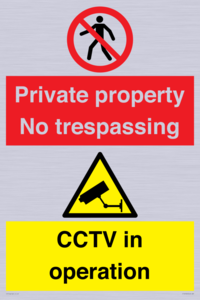 CT16702: Private Property / CCTV in operation