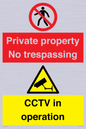 CT16702: Private Property / CCTV in operation