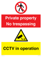 CT16702: Private Property / CCTV in operation