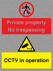 CT16702: Private Property / CCTV in operation