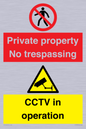 CT16702: Private Property / CCTV in operation