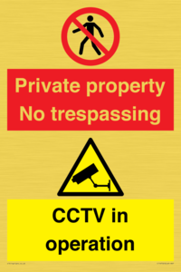 CT16702: Private Property / CCTV in operation