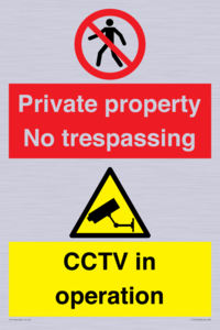 CT16702: Private Property / CCTV in operation