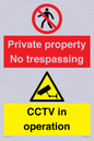 CT16702: Private Property / CCTV in operation