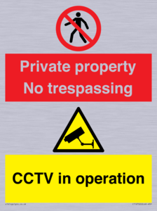 CT16702: Private Property / CCTV in operation