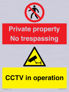 CT16702: Private Property / CCTV in operation