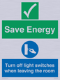 CV10591: Save Energy - Please Turn off lights when leaving the room