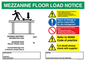 CV12977: MEZZANINE FLOOR LOAD NOTICE