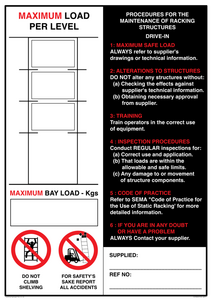 CV13000: DRIVE-IN RACKING STRUCTURES