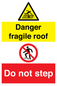 CV13232: Danger fragile roof - Do not step
